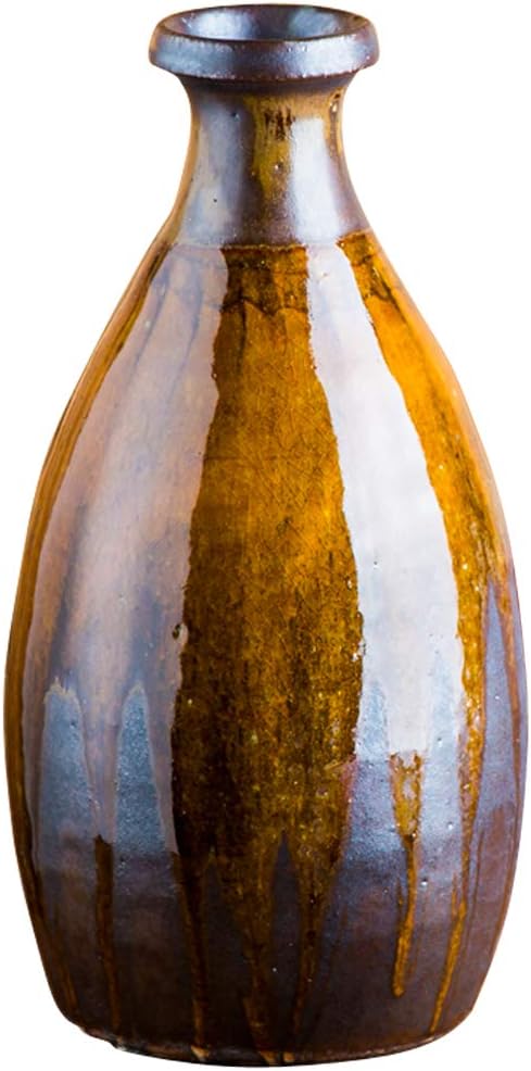 Yamashita Kogei 453468 Tokuri, Brown, φ3.3 x Height 6.5 inches (8.5 x 16.5 cm), Made in Japan, Kodai Ware Tokuri 2 Cup