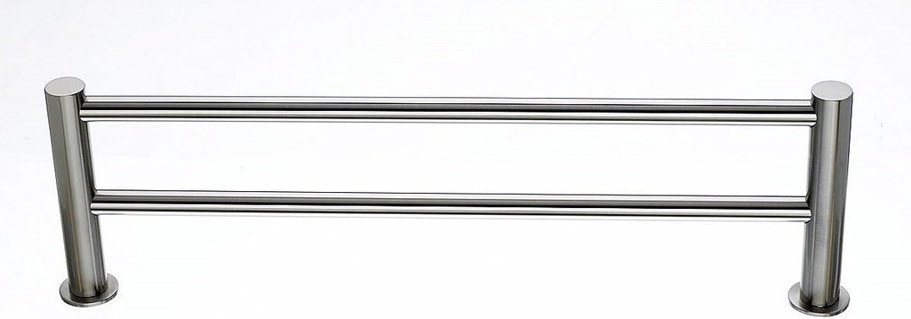 Top Knobs HOP11BSN Hopewell Bath 30" Double Towel Rod - Brushed Satin Nickel
