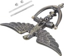 Uonlytech Vintage Eagle Head Zinc Alloy Peephole Elegant European Style Security Accessory for Front Door Decor Easy Installation Antique Multi-Purpose Design