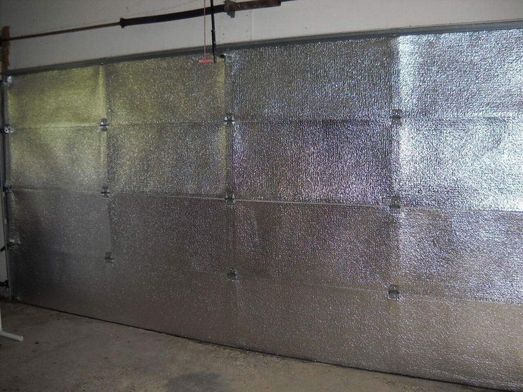 AES Reflective Garage Door Insulation Kit 16 Feet W x 8 Feet H (R8) 4 Panels