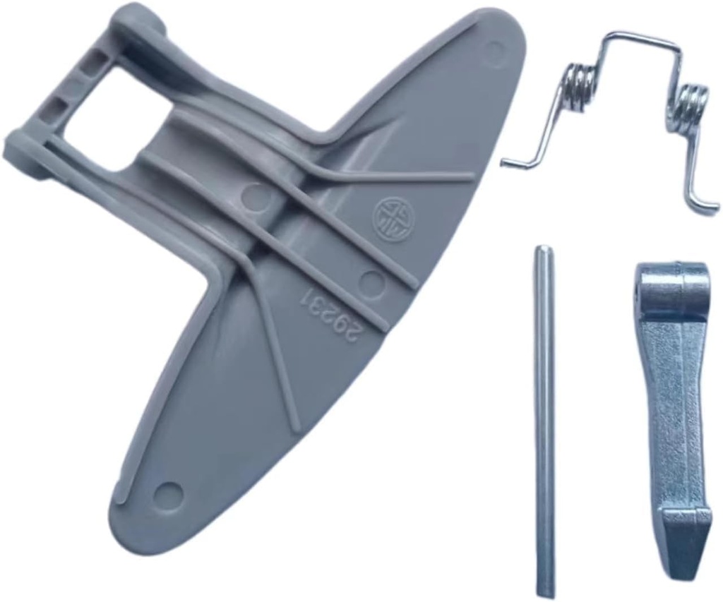 A set of washing machine accessories door hook and handle with bolts and springs Compatible with LG drum washing machine door handle buckle kit
