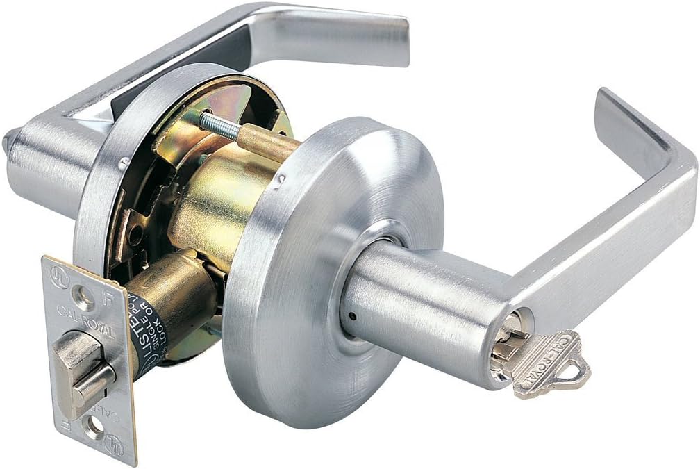 Cal-Royal SL00-26D Commercial Duty Office Entry Lock, Satin Chrome