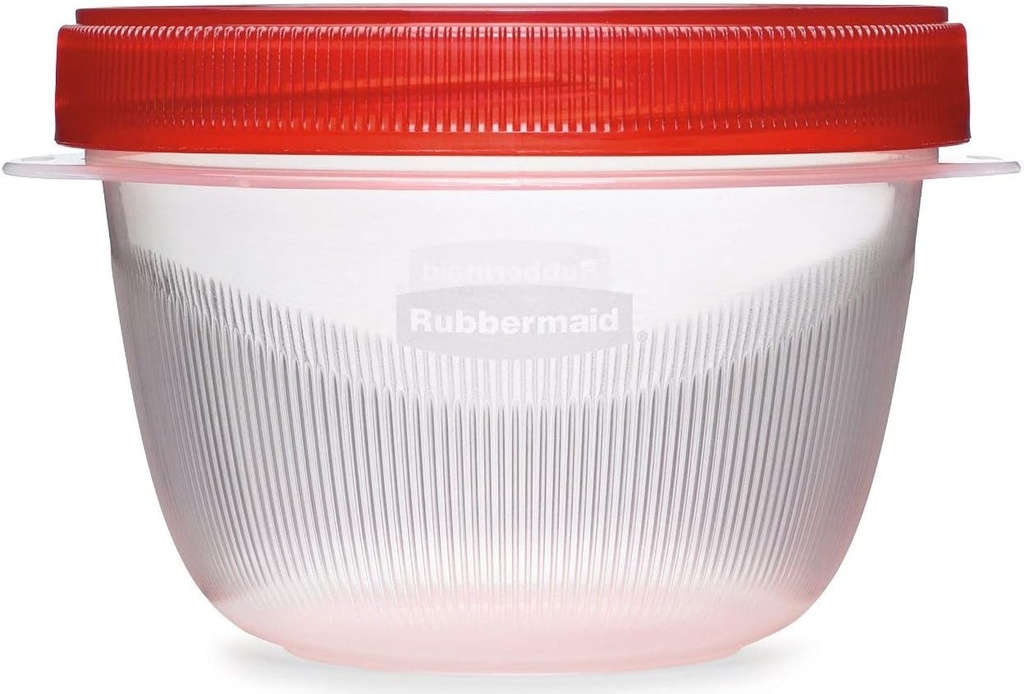 Rubbermaid TakeAlongs Twist & Seal, Twist Top Food Storage Containers, 2 Cup, 3 Pack