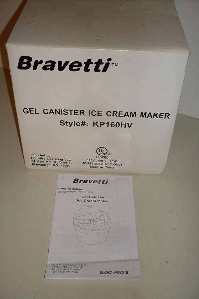 Gel Canister Ice Cream Maker Style# KP160HV