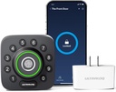 ULTRALOQ U-Bolt Pro Smart Lock with WiFi Bridge, Keyless Entry Door Lock with Fingerprint, App Remote Access, Share Code, Auto Unlock, Biometric Deadbolt, Smart Locks for Front Door, 1Year Battery