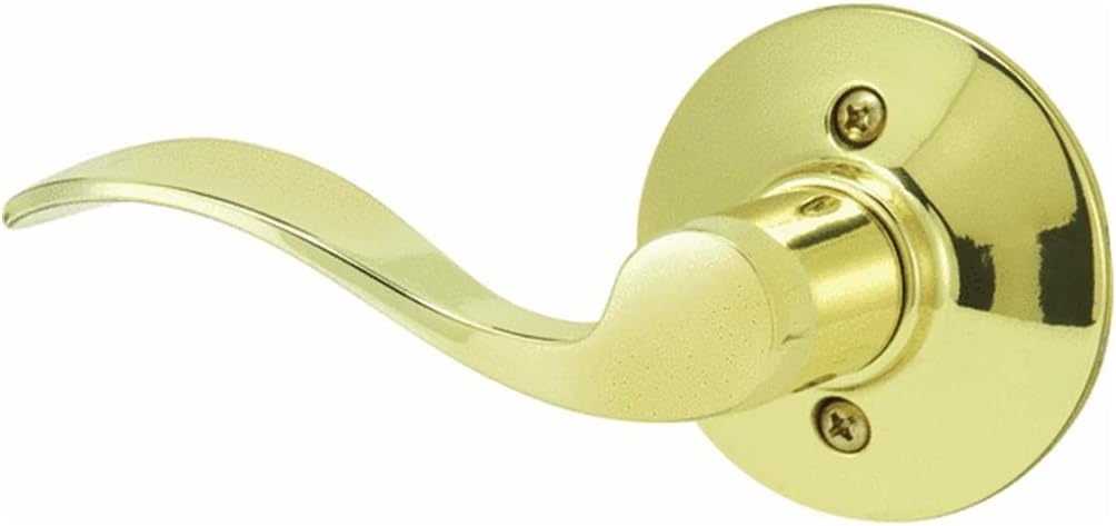SCHLAGE LOCK CO F170V Accent 605 LH BRT Dummy Lockset, Brass