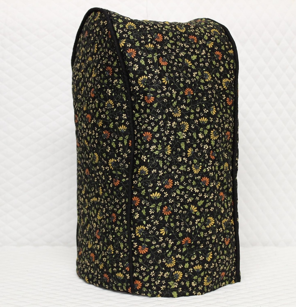 Midnight Floral Layered Food Processor Cover