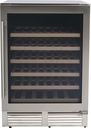 DE510WCSZSS Designer Series Wine Cooler, 51-Bottle, Silver