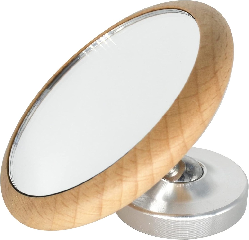 Espresso Lens Reflective Mirror Flow Rate Observation Wooden Base Magnetic Cafe Machine Tool Coffee Maker Accessories for Home Barista Cafe Bar