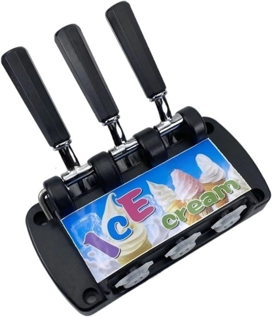 Full Set Front Panel Combination with 3 Handles Spare Parts,Compatible for MK Soft Ice Cream Machines Accessories