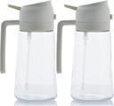 2PCS Oil Sprayer for Cooking, Olive Dispenser Bottle Kitchen, Premium Glass Bottle, Food-grade Mister Air Fryer, Salad, Frying, Kitchen Gadgets