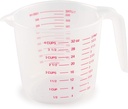 Norpro 4-Cup Capacity Plastic Measuring Cup, Multicolor