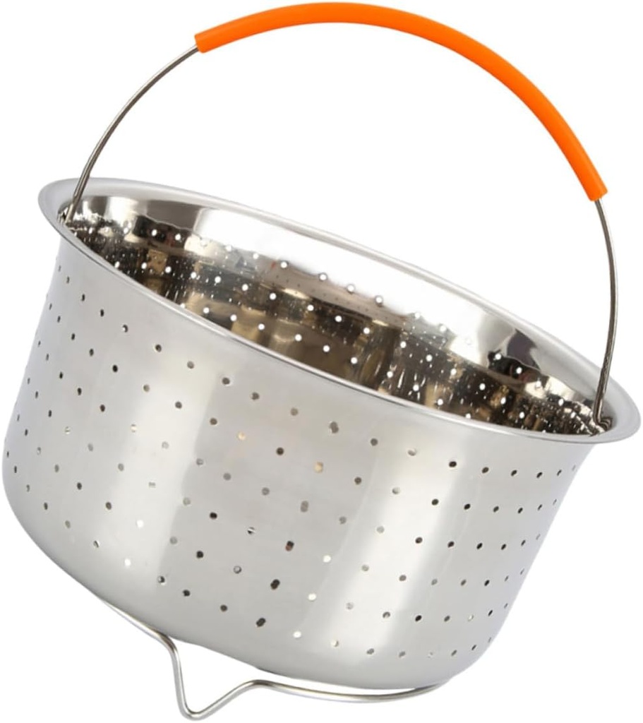 OUNONA Multi-function Fruit Cleaning Basket Steam Basket for Rice Cooker Pressure Cooker Bpa