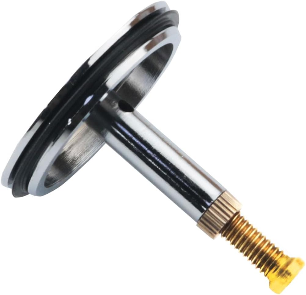 Bathtub Drain Plug Bathroom Bathtub Sink Plug Replacement 43mm Silver Bathtub Swivel Drain Fitting Water Seal Plug Manual Lift Drain Seal Cap