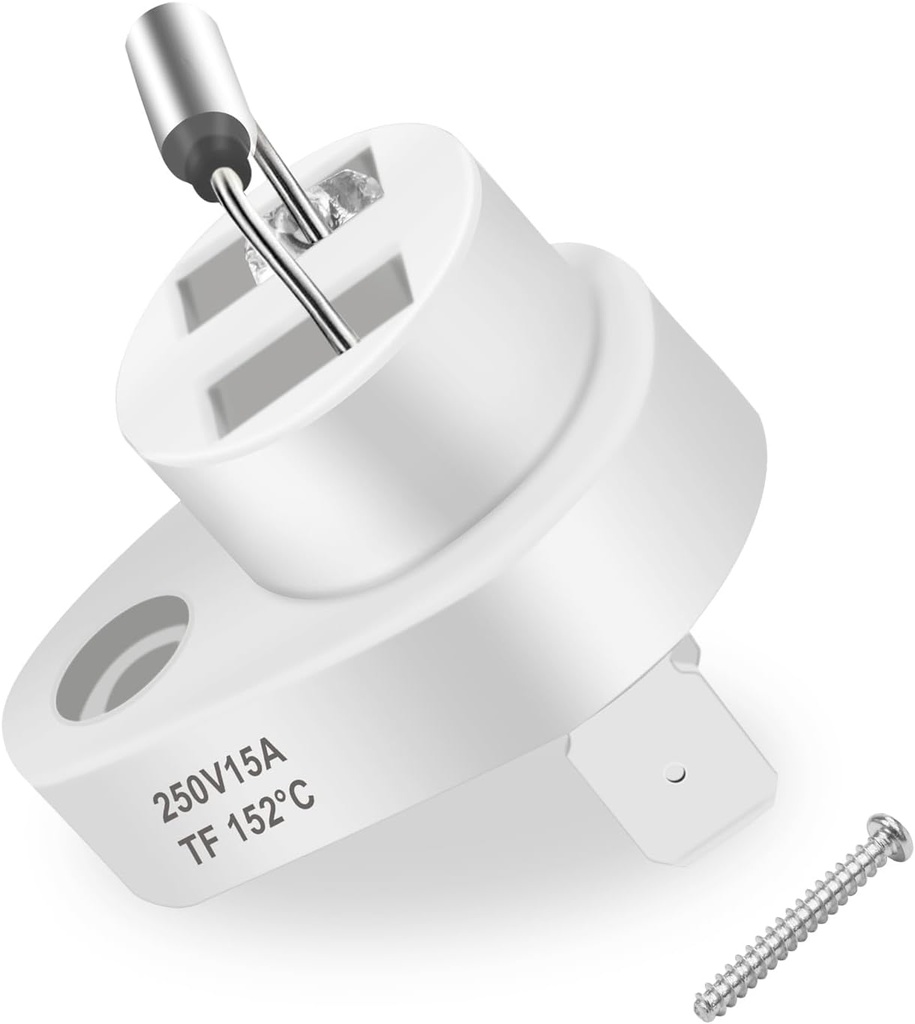 Pool Heater Rollout Switch Thermal Fuse Kit 152°C Compatible with 005899F Raypak Zodiac R0012200 206A, 266A, 336A, 406A Digital Swimming Pool Heater Plug Fuse Thermal Pool Heater Part, 1 Pack