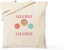 CafePress Lollipop Tote Bag Reusable Natural Beige Canvas Shopping Bag
