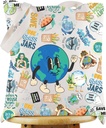 WZMPA World Earth Day Tote Bag Protect Environment Inspired Gift Save our Planet Reusable Grocery Bag Earth Day Merchandise