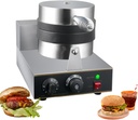 Hamburger Waffle Maker 1300w, Donut Ice Cream And Sandwich Maker, Electric Hamburger Press, Non Stick Panini Burger Press, Suitable For Bakery, Home, Restaurant, Cafe.
