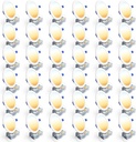 Ensenior 36 Pack 6 Inch LED Recessed Light, Dimmable, 2700K-5000K 5CCT, 1200LM High Brightness, 12W 120V, Damp Rated, Ultra-Thin Canless Wafer Ceiling Light - ETL & FCC & IC