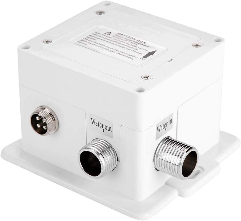 Automatic Sensor Control Box, Electronic Automatic Sensor Touchless Bathroom Sink Faucet Battery Powered Hand s Tap Sink Automatic Faucet with Deck Plate