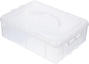 Didiseaon Portable Cake Carrier Lid and Handle Versatile Cupcake Wrapping Box for Desserts Snacks and Transport Reusable Storage Organizer for Outdoor and Display Use
