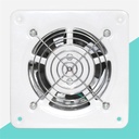 ventilation fan 4 Inch Exhaust Fan Dust Blower Used for Kitchen Toilet Wall Window Mute Axial Flow Fan Square Shape Ventilation Fan with Net Cover and Check Valve ventilating fan, 20010125