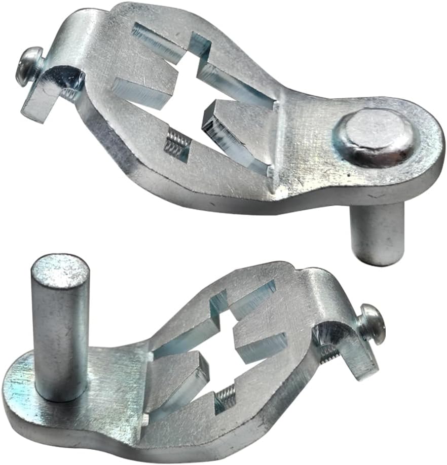 T-Post Gate Hinge Pins - Heavy Duty Gate Hanger, Hang a gate from a Metal T Post for Farm, Garden & Backyard, Easy to Install