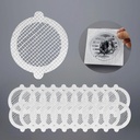 50 PCS Disposable Drain Hair Catcher Stickers 4.33 Inch - Bath Shower Sink Strainer Protector with Strong Adhesive | Universal Fit for Bathtub, Bathroom & Kitchen Drains