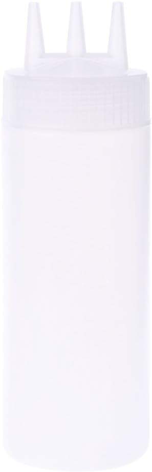 Kitchen and BBQ Essential 3 Hole Sauce Bottle Sauce Dispenser with Easy to Food Grade Construction