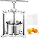 Fruit Juice Extractor Press, Wine Press, 3l Domestic Beekeeping Tool, Stainless Steel Beeswax Extractor, Cheese Manual Press ~/