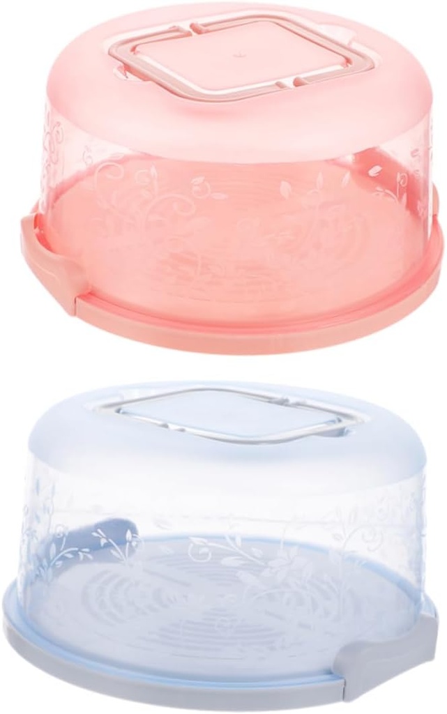 2pcs Handheld Cake Holders Portable Food Containers for Birthday Wedding for Use