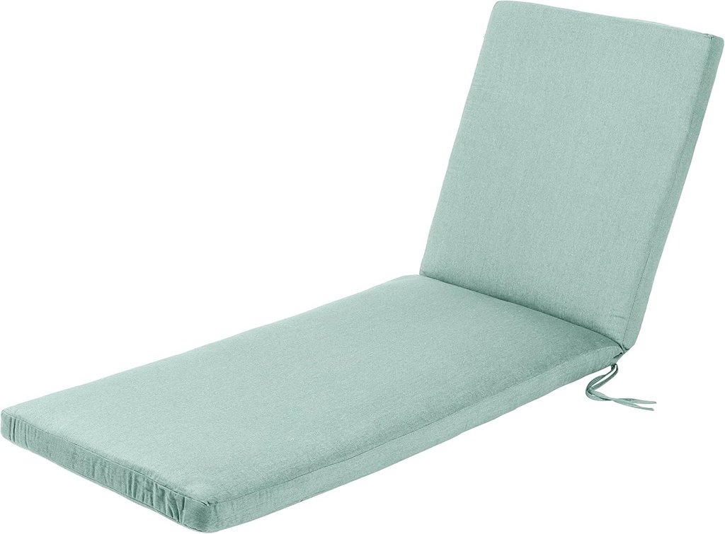 Sunbrella Chaise Lounge Chair ,Outdoor Furniture for Patio, Weather Resistant & Quality Fabric, Back Rest Lounger & Folding Set, Lawn, Beach & Pool Beds (Mist, Acrylic, 24"Dx74Wx3H)