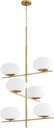 Pod - 6 Light Large Chandelier-36 Inches Tall and 26 Inches Wide -Traditional Installation