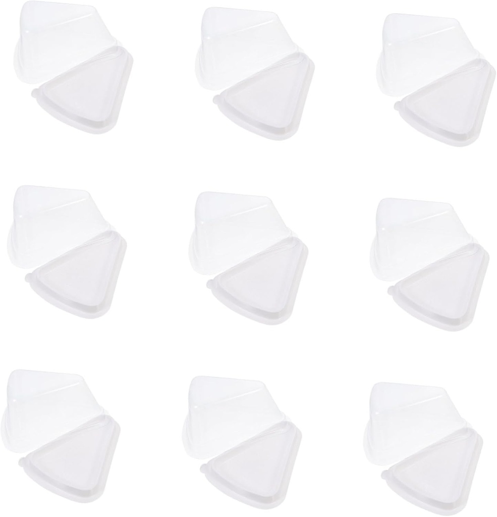 Triangle Slice Container cake plastic Baking Party Cake Carriers