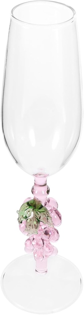 Stylish Glass Wine Goblet Footed Flutes for Special Occasions for Bars Homes