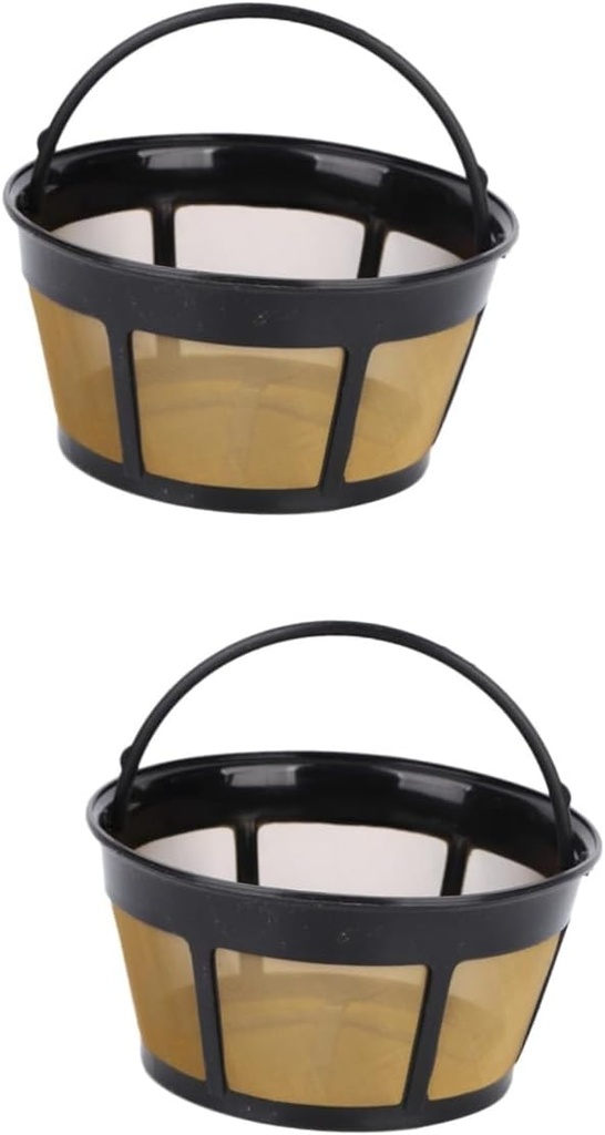 2pcs Stainless Filter Mesh Strainer for Home Brewing Coffee Funnel and Tea Making Tool for Camping and Family Gatherings