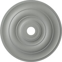 Ekena Millwork CM26JE Jefferson Ceiling Medallion, 26 1/2"OD x 3 5/8"ID x 1 1/2"P (Fits Canopies up to 5"), Factory Primed