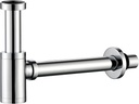 Brass P Trap Bathroom Sink: 1-1/4 Bottle P-Trap with Slip Joint Extension Tube - Sink Stainless Steel Plumbing/Pipe Replacement Kit (Chronme)