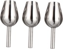 Cabilock Stainless Steel Ice Scoop Grain Scoop Shovel for Ice Cream Candy Dessert Bean Food Home Use