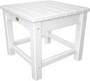 Trex Outdoor Furniture Rockport Club 18-Inch Side Table, Classic White