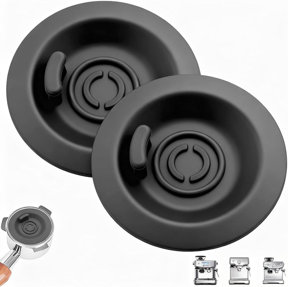 Dianrui 2 Pack Espresso Backflush Cleaning Disc 54mm for Breville Cleaning Disc for Breville Espresso Machine Accessories BES870XL/ 878/860/ 880/810/ 840 Compatible with Clean Tablets