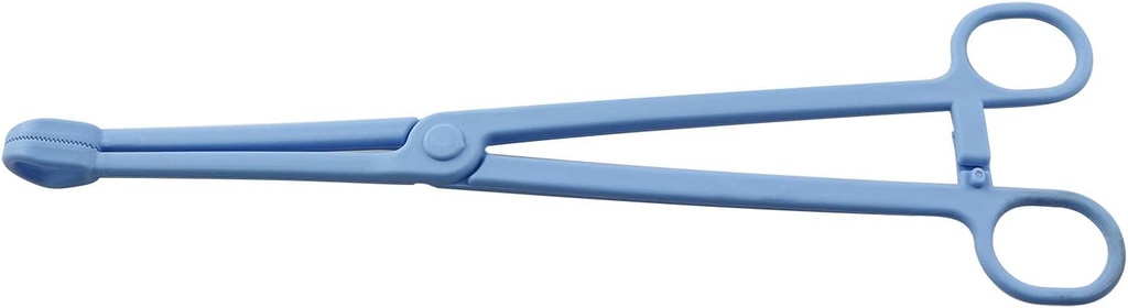 LQ Industrial Reptile Feeding Clip 24.5cm/9.64inch Blue Plastic Tong Tweezer Forcep for Tortoise Lizard Frog Spider Tarantulas