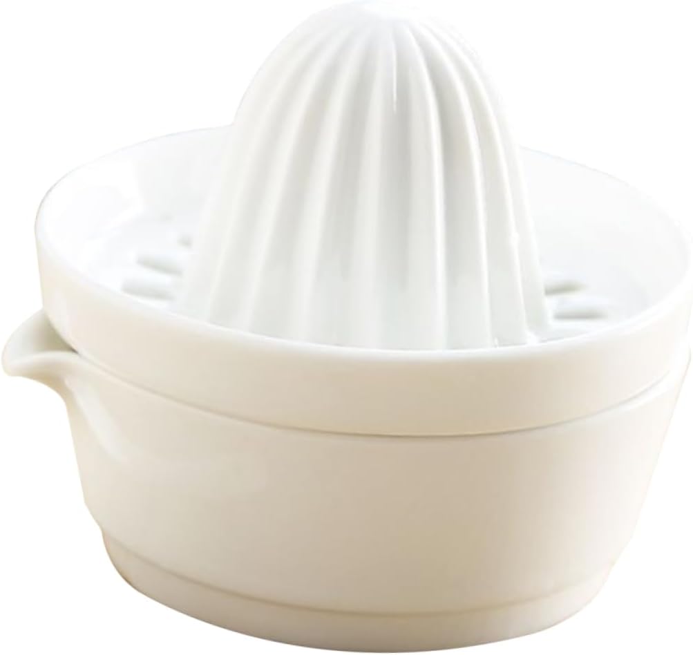 Luxshiny Labor-saving Fruit Juicer Manual Juicers Ceramic Lemon Squeezer Easy to Use