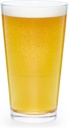 Libbey 15766 Restaurant Basics Stacking 16 oz Pint Glasses Set of 12, All Purpose Heavy Duty Glasses, Durable Glass Drinkware for Spirits and More