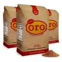 Mi cafe es ORO – Ground Coffee 100% Honduran Dark Roast; Exotic Flavor; Smooth Aroma; Ideal for Drip Coffee, Espresso, or French Press Brewing – Freshly Packed Coffee Bags – 14 Oz | 3-Pack