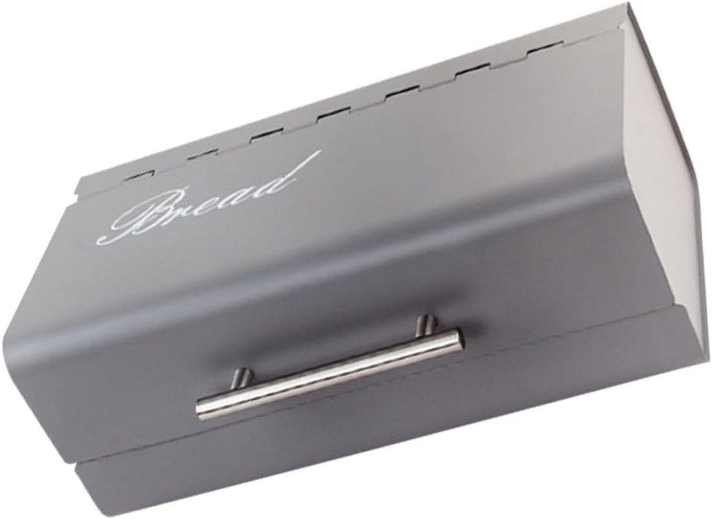 Multifunctional Bread Box Storage Bin Lids Snack Storage Case European Style Bread Proofing Box Grey