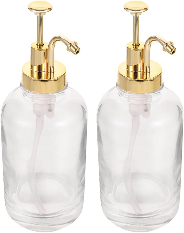2pcs Syrup Dispenser Syrup Storage Bottle Syrup Pump Dispenser Syrup Bottles for Coffee Bar Coffee Syrup Organizer Ketchup Dispenser Coffee Syrup Bottles Syrup Pump Bottle