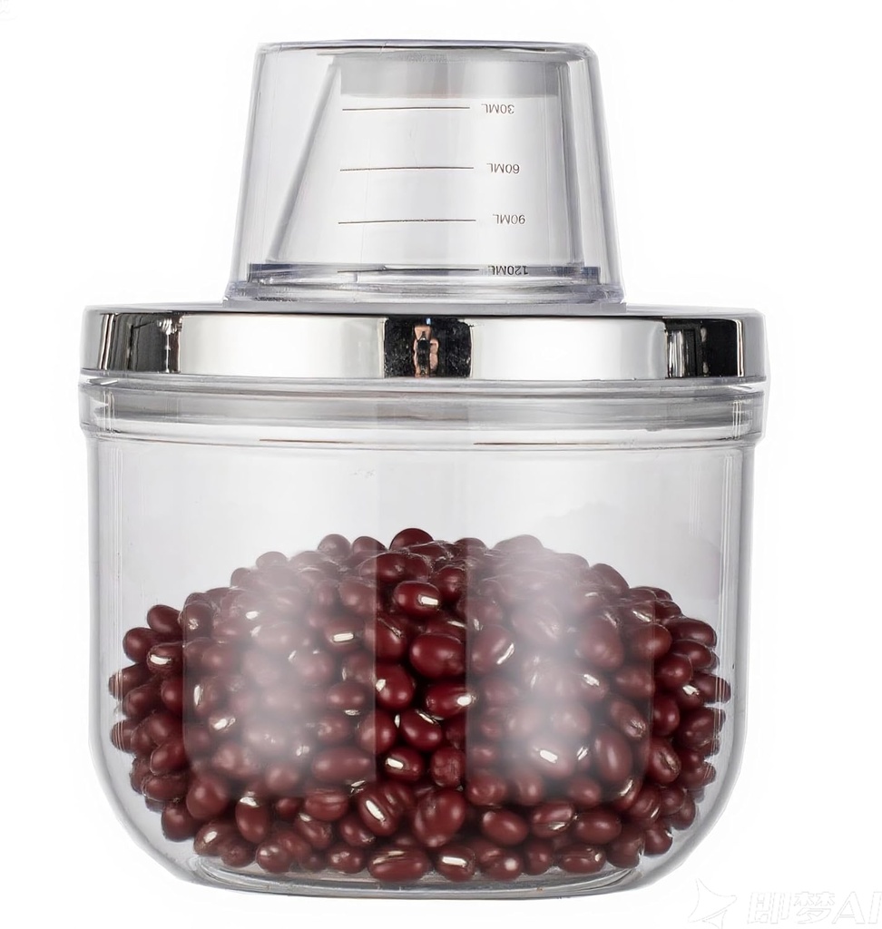 30oz Plastic Food Jar with Airtight Lid, Storage Container for Cookies, Candy, Pasta, Dry Goods for Kitchen Counter