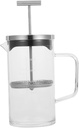 21oz Coffee Maker with Scale Thick Bottom Glass Coffee Teapot for Home Brewing and Tea