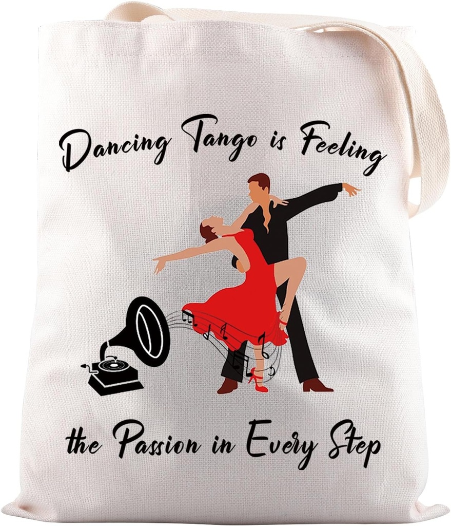 JNIAP Tango Dance Gift Dancing Tango is Feeling the Passion in Every Step Tote Bag Tango Lover Gift